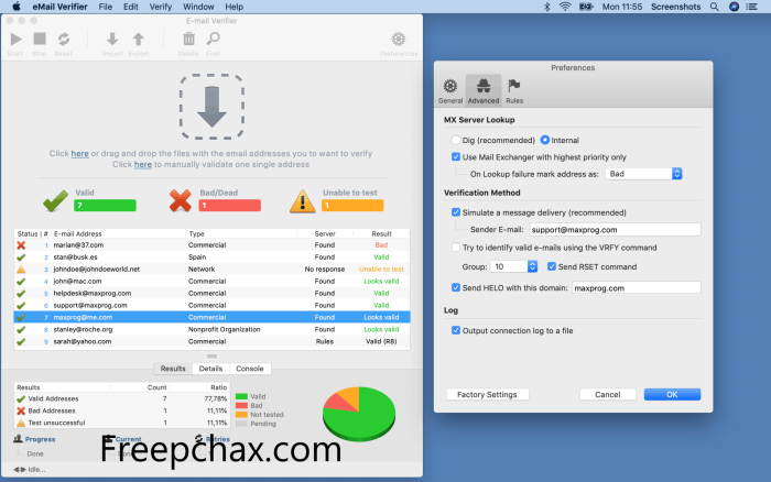 MaxProg eMail Verifier Activation Key