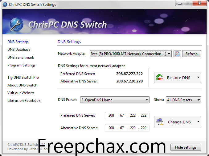 ChrisPC DNS Switch Pro Serial Key