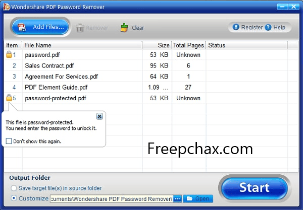 Wondershare PDF Password Remover Registration Code