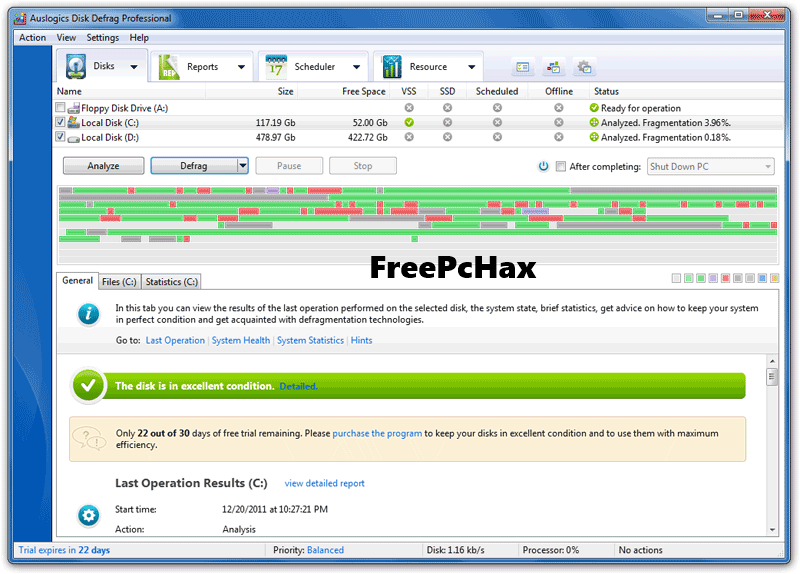 Auslogics Disk Defrag Pro Free Full Activated